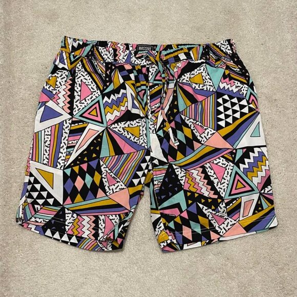 Massive Other - NEW Massive Light Summer Shorts for Men Size L 100% Cotton Made in India